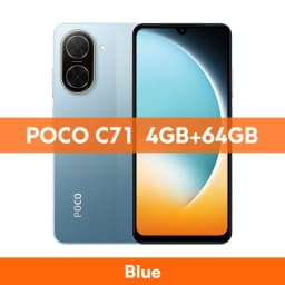POCO C71 Smartphone Global Version 64GB/128GB UNISOC T7250 120Hz 6.88'' display 32MP AI dual camera 15W fast charging 5200mAh