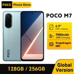 POCO M7 Global Version 128GB/256GB Smartphone 7000mAh Snapdragon 685 NFC 6.9" 144Hz Display 50MP Camera