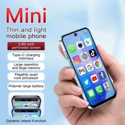 SOYES XS19 3G Mini Smartphone Android 10.0 Dual SIM Standby 3.88 Inch HD Mobile Phone 2GB+16GB 2000mAh Small Cell Phones Face ID