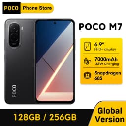 POCO M7 Global Version Smartphone 128GB/256GB Snapdragon® 685 7000mAh battery Immersive 6.9" FHD+ Display 33W Charging 50MP NFC