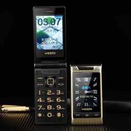 YeeMI G10 4G Flip Phone 2.4/2.8 Inch Dual Display Feature Mobile Phones 1800mAh Battery Big Keyboard Big Voice For Elderly SOS