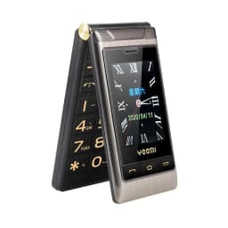 YeeMI G10 4G Flip Phone 2.4/2.8 Inch Dual Display Feature Mobile Phones 1800mAh Battery Big Keyboard Big Voice For Elderly SOS