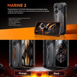 Blackview Oscal Marine 2 Rugged Phone 8GB+128GB 6.56'' HD+ Display 11000mAh Android 15 Unisoc T615 4G NFC Smartphone