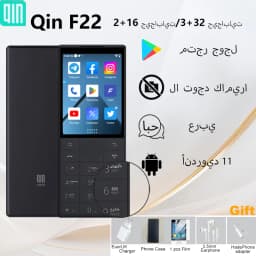 Qin F22 Supports Arabic Language SmartPhone Google Services 4G Touch Screen And Button Mobile Phone