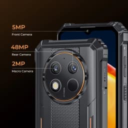 Oukitel G1 Rugged Smartphone 6.52'' HD+ 10600mAh 24(6+18)GB+256GB Android14 48MP Camera Cell Phone