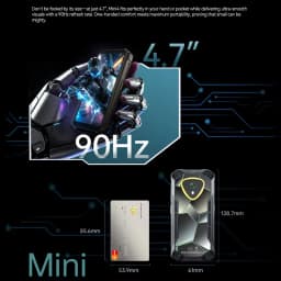 [Ship From Poland] Cubot KingKong Mini 4 Mini Rugged Smartphone 4.7-Inch 90Hz Display 4700mAh 6GB+128GB NFC 48MP Android 15