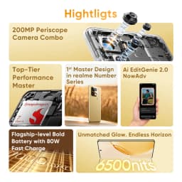 realme 16 Pro Plus 5G Smartphone Global Version Snapdragon 7 Gen 4 200MP Camera 7000mAh Battery 6.8'' AMOLED 144Hz Curved Screen