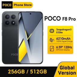 Newest POCO F8 Pro Global Version Smartphone Snapdragon 8 Elite 6.59"120Hz HyperRGB AMOLED Display Octa-core 6210mah 5G NFC