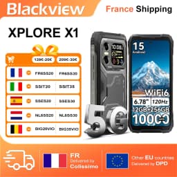 Blackview XPLORE X1 5G AI Rugged Flagship 12GB+256GB 6.78" Android 15 120Hz 10000mAh 55W 108MP Main IP68 WiFi6