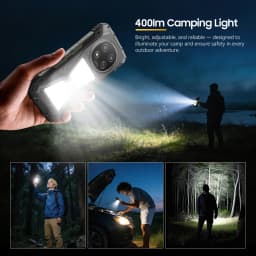 Blackview 5G ROCK 2 Pro Rugged Smartphone 32GB(8+24)+256GB 6.67 inch IPS 120Hz 400lm Camping Light Android 16 15000mAh 33W NFC