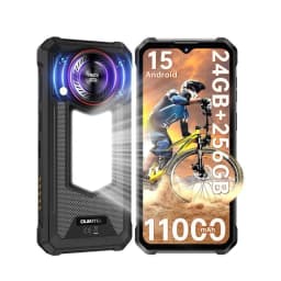 OUKITEL WP53 PRO 6.52" 24GB(8+16) 256GB Rugged Smartphone Android 15 11000mAh 50MP Camping Light loudspeaker NFC Cell Phone