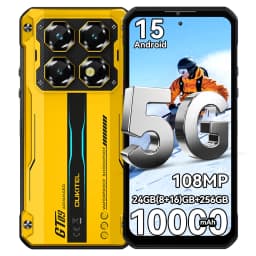 OUKITEL WP60 5G 24GB(8+16)GB+256GB ROM 7.2” HD+ 120Hz Display Smartphone MTK 7025 10000mAh Rugged Phone 108MP Android 15 NFC