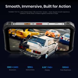Fossibot F107 Pro 5G Rugged Mobile Phone 30GB(12+18)+512GB Android 15 28000mAh 66W 200MP+32MP NFC/GPS Dual Bright Flashlights