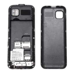 UNIWA E1802 2G Cellphone 1.77 Inch Flip Phone Push Button 1800mAh Telephone for Senior Elder Dual SIM Dual Standby Wireless FM