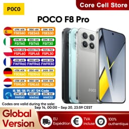 Global Version POCO F8 Pro 5G Smartphone Snapdragon® 8 Elite 6.59' Eye-care AMOLED Display 100W HyperCharge 6210mAh IP68 NFC