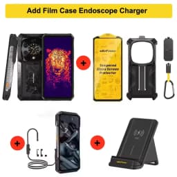 Ulefone Armor 28 Ultra 5G Thermal Imaging Rugged Phone 16GB+1TB Smartphone Android 14 AMOLED 6.67" Dimensity 9300+ 64MP 120W
