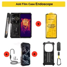 Ulefone Armor 28 Ultra 5G Thermal Imaging Rugged Phone 16GB+1TB Smartphone Android 14 AMOLED 6.67" Dimensity 9300+ 64MP 120W
