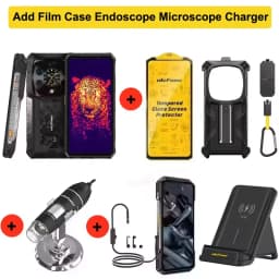 Ulefone Armor 28 Ultra 5G Thermal Imaging Rugged Phone 16GB+1TB Smartphone Android 14 AMOLED 6.67" Dimensity 9300+ 64MP 120W
