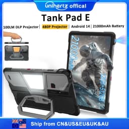 Unihertz 8849 TANK PAD E Rugged Tablet with Projector Android 21000mAh 120Hz 50MP Camera 24GB 512GB 66W 10.95 inch Phone Tablet