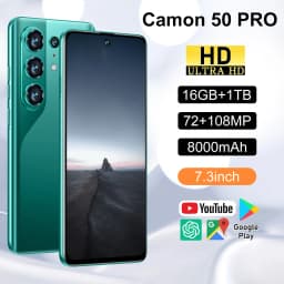 Camon 50 Pro 5G Smartphone 16GB 1TB High Performance 7.3" Screen 108MP Camera 8000mAh Mobile Phone