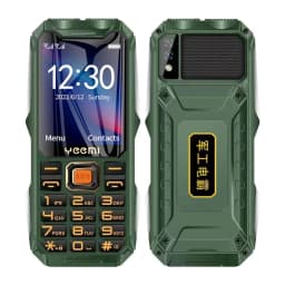 YeeMI Q8 4G Rugged Phone Waterproof Full Band Feature Phone 2.6Inch HD SOS Button Big Loudspeaker LED Light 16800mAh Battery