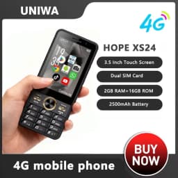 UNIWA HOPE XS24 4G Touch Screen Keypad Phone Android 8.1 Dual SIM Card Quad Core 3.5Inch2GB+16GB 2500mAh Whatsapp GPS Smartphone