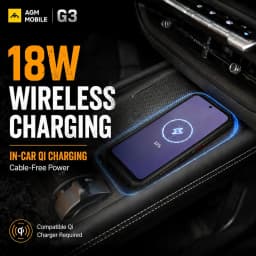 AGM G3 5G Rugged Phone 24GB(12+12) 512GB Wireless Charging 10000mAh Phone 6.72' 120Hz Dimensity 7300 Android15 Camping Light