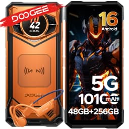 Global Version DOOGEE S200 VIP Edition 5G Rugged Phone Android 16 1.32" AMOLED Rear Display 48GB 256GB 10100mAh Battery NFC