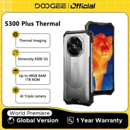 Global Version DOOGEE S300 Plus Thermal 5G Rugged Phone Thermal Imaging 12GB 1TB 6.78'' Screen 11000mAh Android 16 Mobile Phone