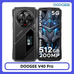 DOOGEE V40 Pro 5G Rugged 36GB RAM + 512GB ROM Dimensity 7300 6.78" FHD+ Display 200MP Camera 8680mAh Battery NFC Smartphone