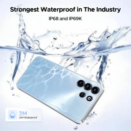 World Premiere DOOGEE B10 Pro Smartphone 64GB+256GB 6.63” FHD 120Hz Display IP68 / IP69K Helio G100 7600mAh Battery Android 16