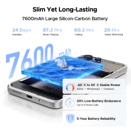 World Premiere DOOGEE B10 Pro Smartphone 64GB+256GB 6.63” FHD 120Hz Display IP68 / IP69K Helio G100 7600mAh Battery Android 16