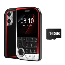 SERVO V10 2 SIM Card Small Mobile Phone Speed Dial Blacklist Flashlight Magic Voice 2.01" Display 2G GSM Button Cellphone Type-C