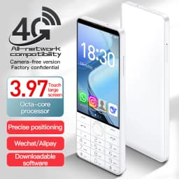 DOOV R70 4G Smart Touch Screen Keypad Phone 6GB+128GB 2600mAh 4.0 Inch Without Camera Smartphone Android 14 Wifi WhatsAPP