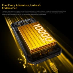 OUKITEL WP60 5G NFC Smartphone 10000mAh 48GB(16+32) +512GB, MTK 7025 Android 15 Rugged Phone, 108MP Camera, 120Hz