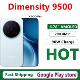 Original Vivo X300 Pro Mobile Phone 6.78" AMOLED 200.0MP 90W Charge Android 16.0 OTA 6510mAh Dimensity 9500 IP69 Waterproof