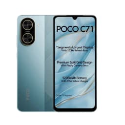 Poco C71 4G 64GB+3GB RAM, Processador UNISOC T7250, Câmera 32 MP, Versão Global , Bateria 5200mAh 