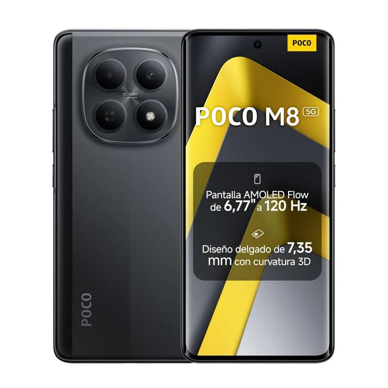 POCO M8 5G Global Version Snapdragon 6 Gen 3 Immersive 6.77' 120Hz FHD+ Display 5520mAh Battery NFC Smartphone