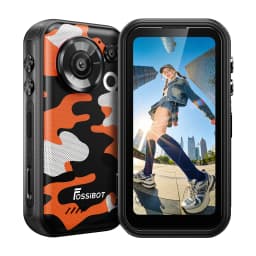 FOSSiBOT F116 Pro 5G Mini Rugged Phone Dimensity 7300, 36GB(12+24)+256GB, 4" HD Screen, 3700mAh 33W Charge, Android 16, 152.6° Wide Angle 50MP+48MP OIS+32MP, IP68, LED Light, One-Click Video, Fashion Business Outdoor Cell Phone