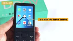 DOOV R77 4G Smart Android Touch Screen Keypad Mobile Phone Without Camera 3GB+32GB Add64GB Card 2100mAh 2.8“ Smartphone Keyboard
