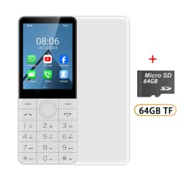 DOOV R77 4G Smart Android Touch Screen Keypad Mobile Phone Without Camera 3GB+32GB Add64GB Card 2100mAh 2.8“ Smartphone Keyboard