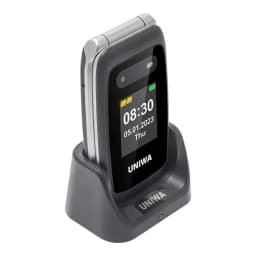 UNIWA V202T 4G VoLTE Flip Phone Dual Screen Feature Mobile Phone 0.3mp Camera 1450mAh FM Radio Telephone Russian Keyboard Global