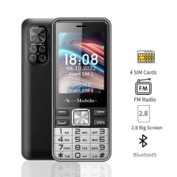 Low Price Senior Mobile Phone with 4 Sim 2.8'' Large Screen Large Buttons Large Battery Quick Dialing for Senior Mobile Phone