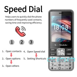 Low Price Senior Mobile Phone with 4 Sim 2.8'' Large Screen Large Buttons Large Battery Quick Dialing for Senior Mobile Phone