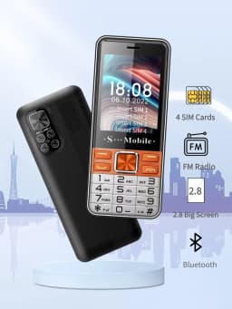 Low Price Senior Mobile Phone with 4 Sim 2.8'' Large Screen Large Buttons Large Battery Quick Dialing for Senior Mobile Phone