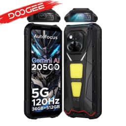 DOOGEE V Max Play Phone with projector, battery 20500mAh, double camping lamp, 36 GB of RAM (16 + 20), 512