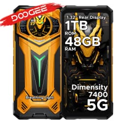 DOOGEE S200 Ultra 5G AI Rugged Phone 6.72" Dimensity 7400 48GB RAM (12+36) 1TB ROM 11000mAh Battery Android 15 NFC Smart phones