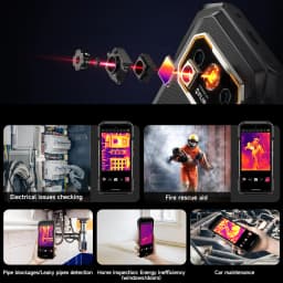 Ulefone Armor 27T Pro+ 5G Rugged Phone 10600mAh Android 15 Smartphone 50MP+64MP Night Camera 6.78" 120Hz 24GB+256GB NFC Mobile