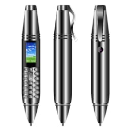 UNIWA AK007 2G Mini Pen Phone Dual Nano SIM Cellphone 0.96" 550mAh Mobile Phone Bluetooth Dialer 0.08MP Camera Voice Recorder