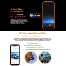 Blackview Oscal Marine 2 Rugged Phone 4GB+64GB Smartphone 6.56 " Android 15 Unisoc T61 AI 11000mAh Battery Octa Core 4G NFC